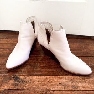 FRYE White Ankle Boots